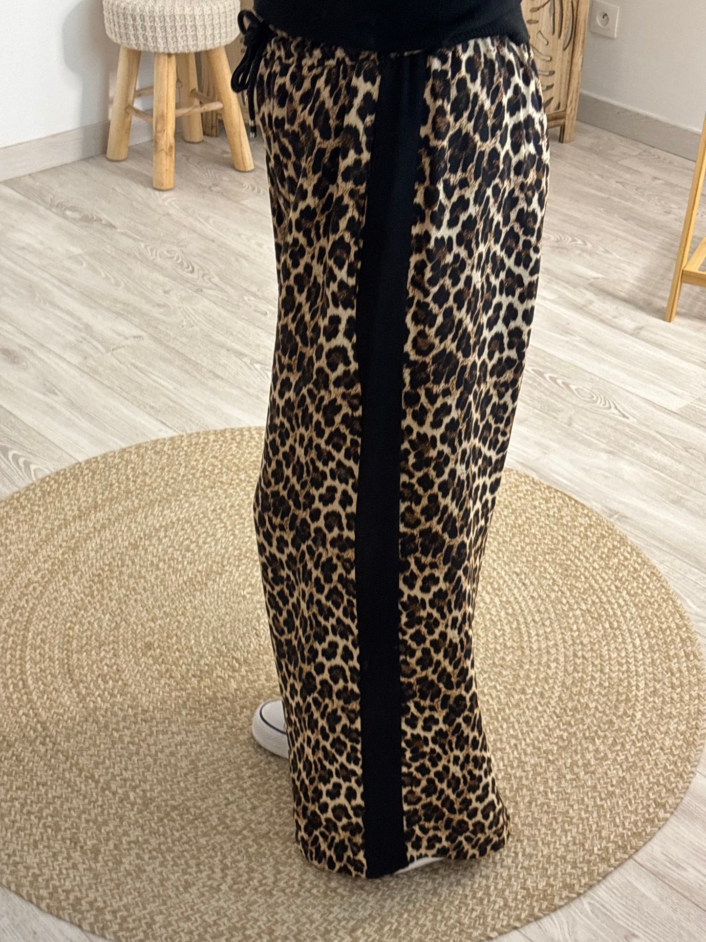 PANTALON LEO BANDE NOIRE