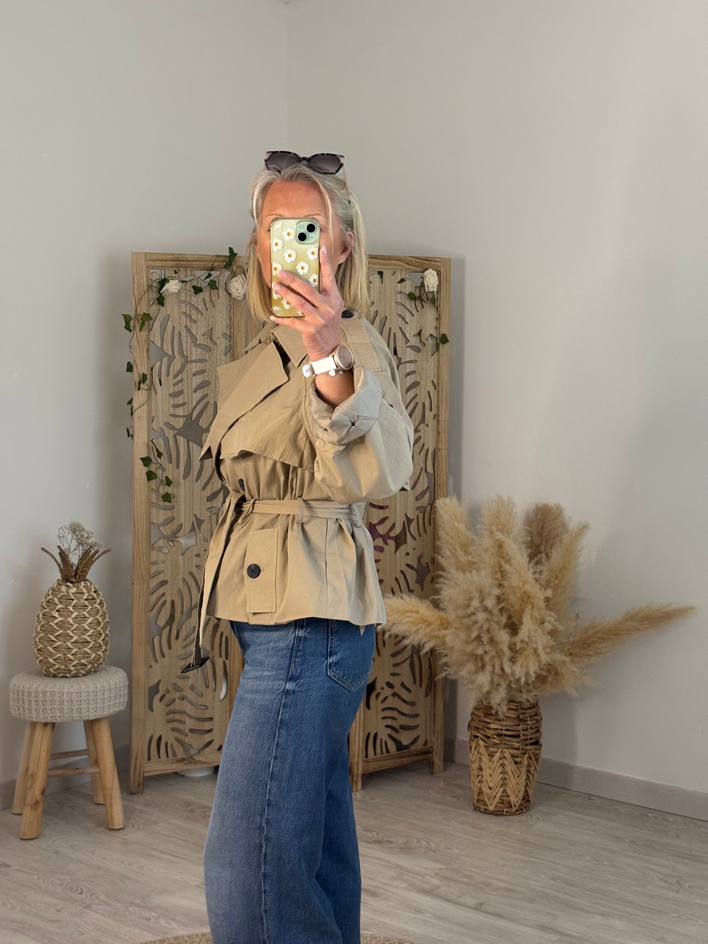 TRENCH COURT OVERSIZE BEIGE