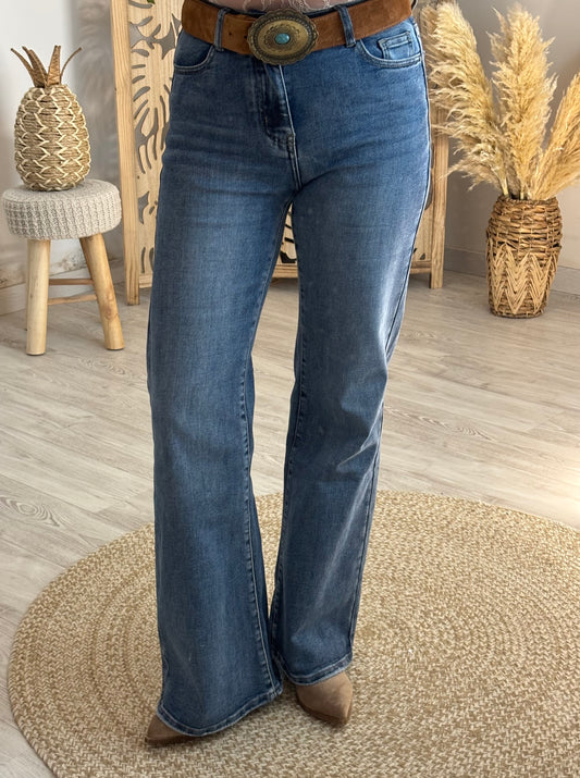 JEANS BOOTCUT BLEU