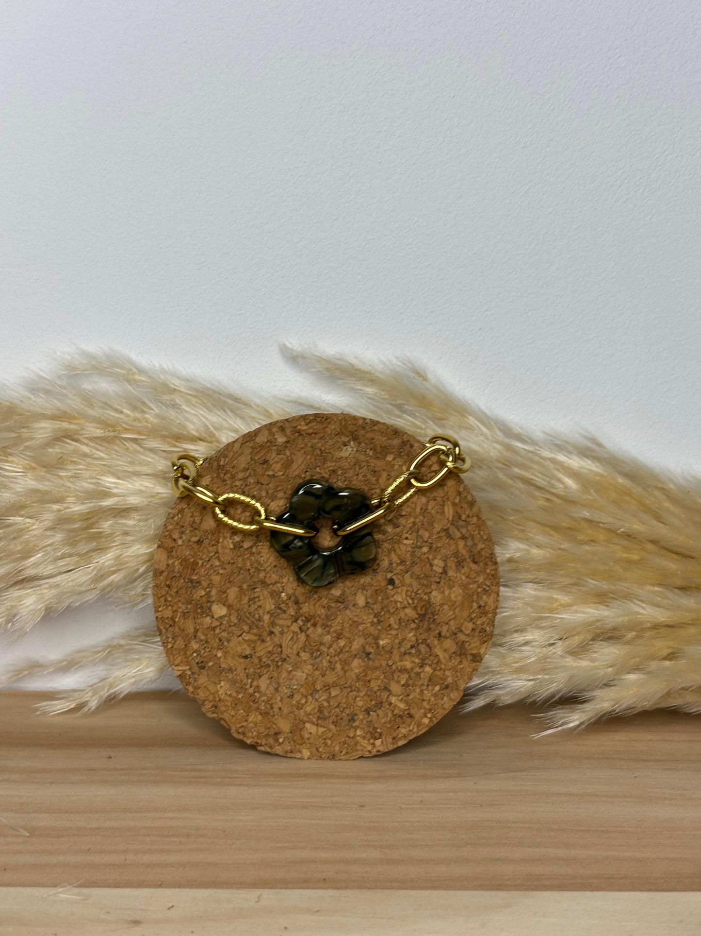 BRACELET GROSSE MAILLE LEO