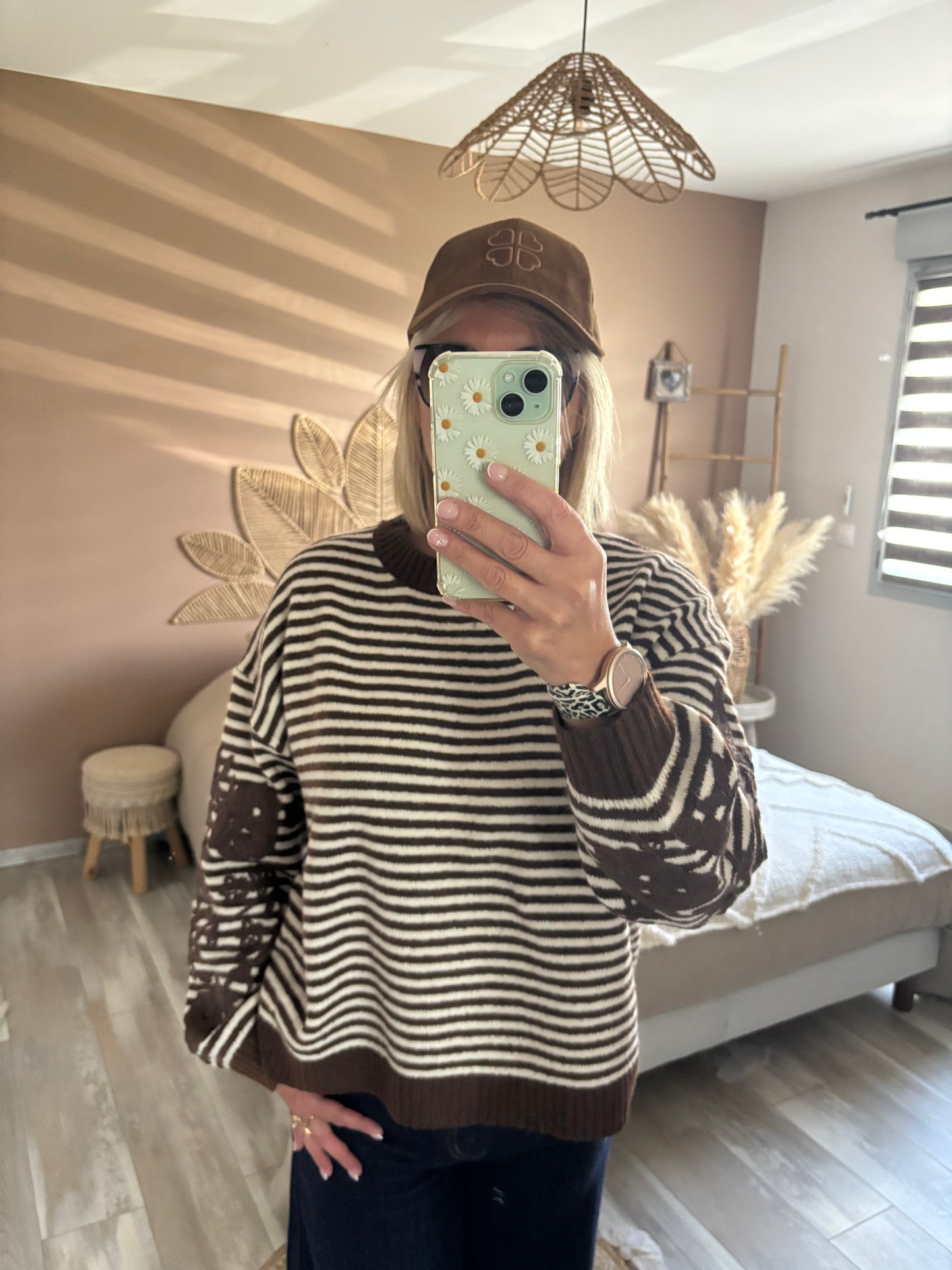 CASQUETTE EN SUEDINE CAMEL