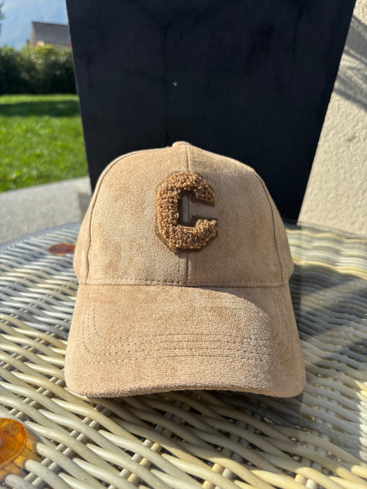 CASQUETTE SUEDINE BEIGE