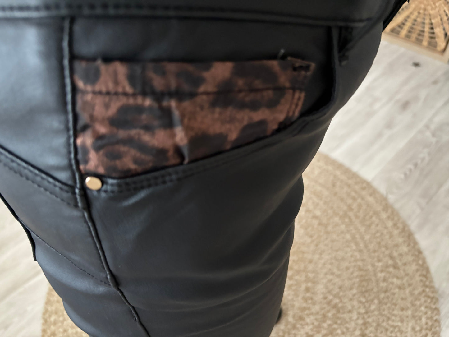 PANTALON SIMLI NOIR/LEO