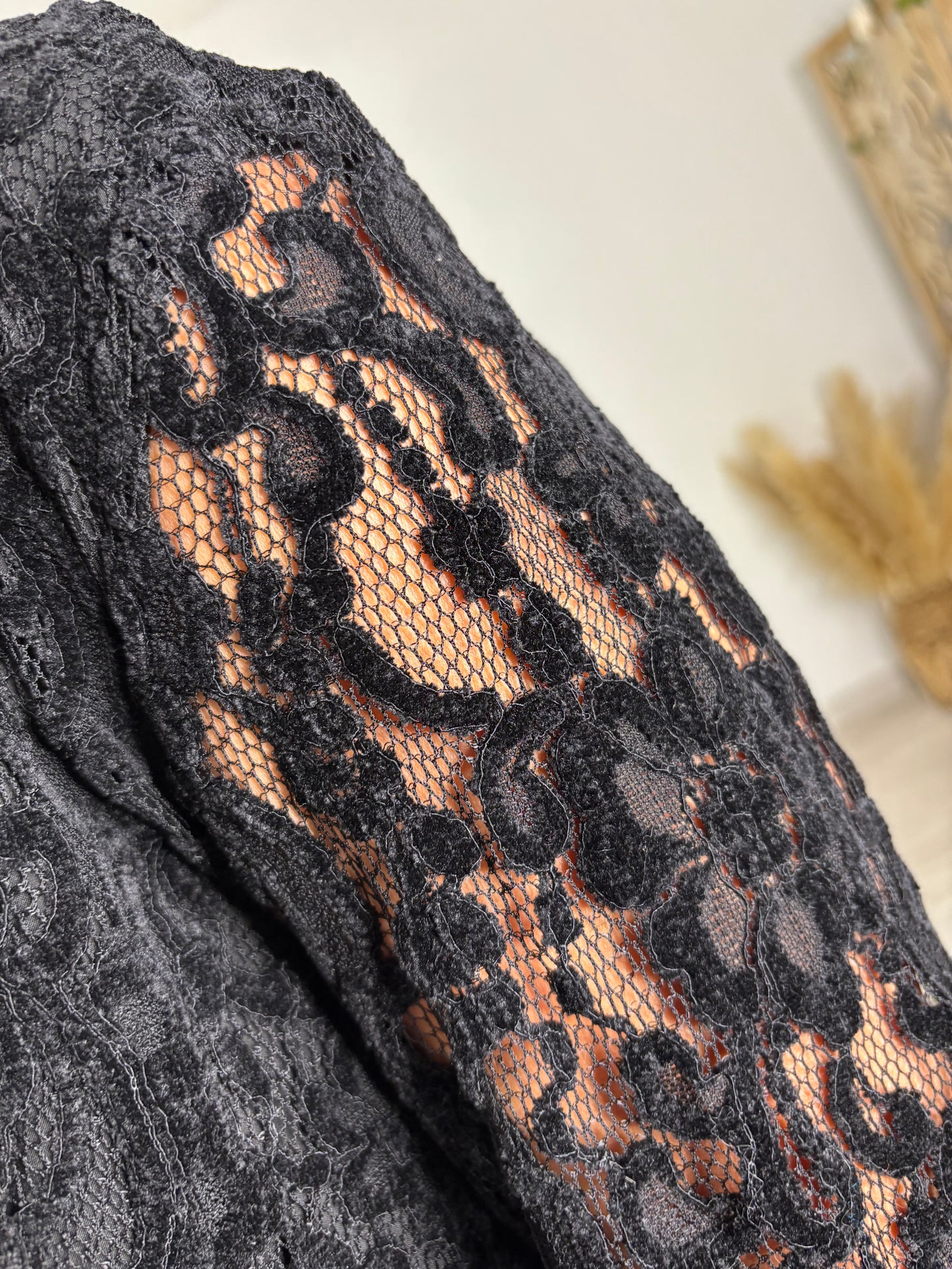 TUNIQUE DENTELLE VELOURS