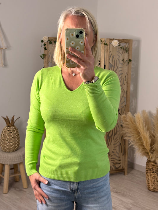 PULL DAMOD VERT AMANDE