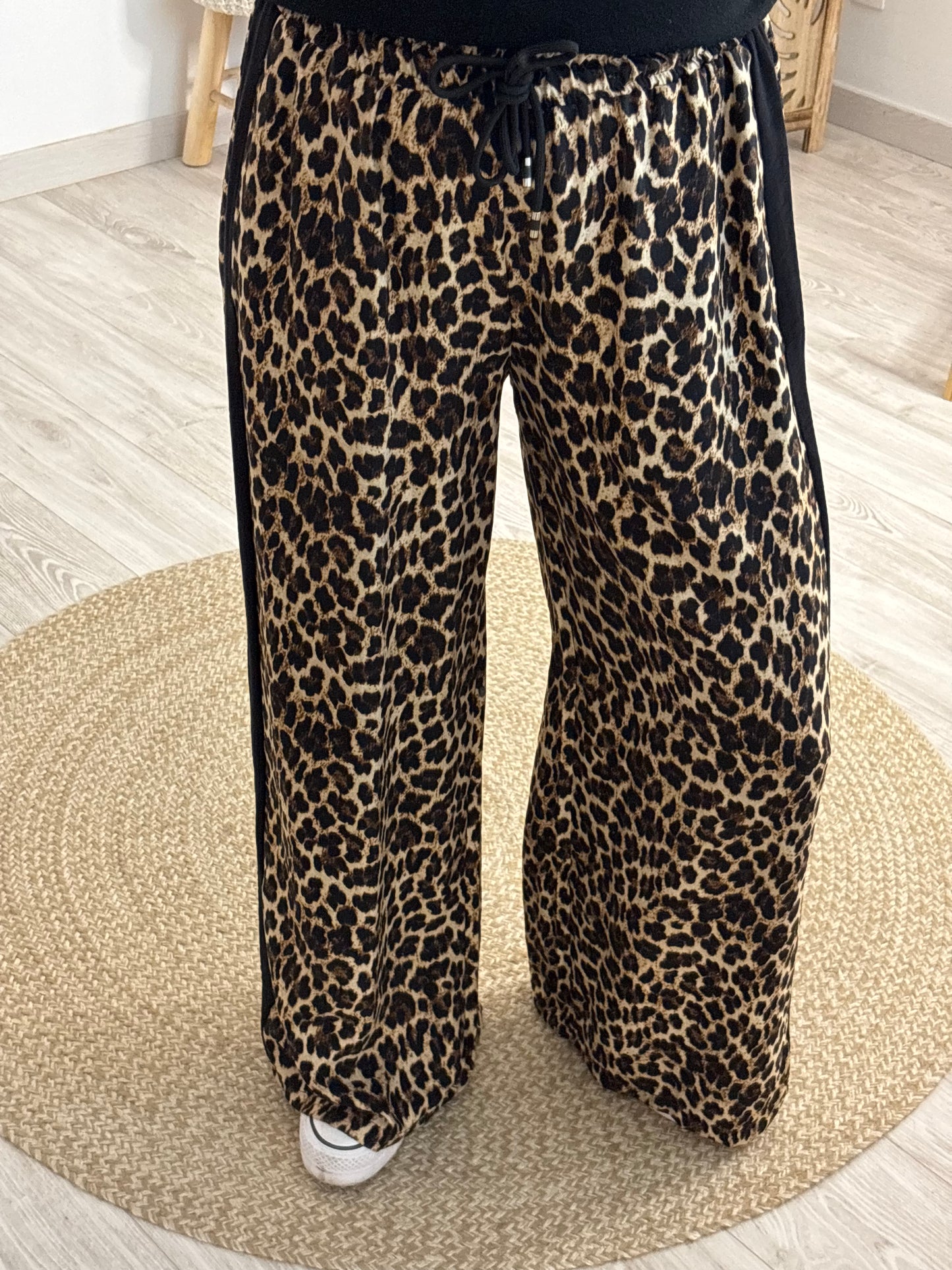 PANTALON LEO BANDE NOIRE