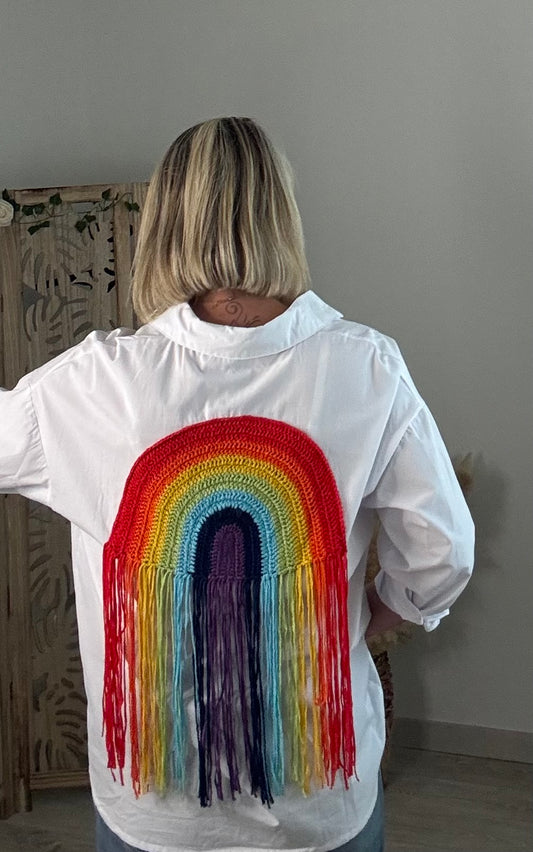 CHEMISE RAINBOW FRANGEE