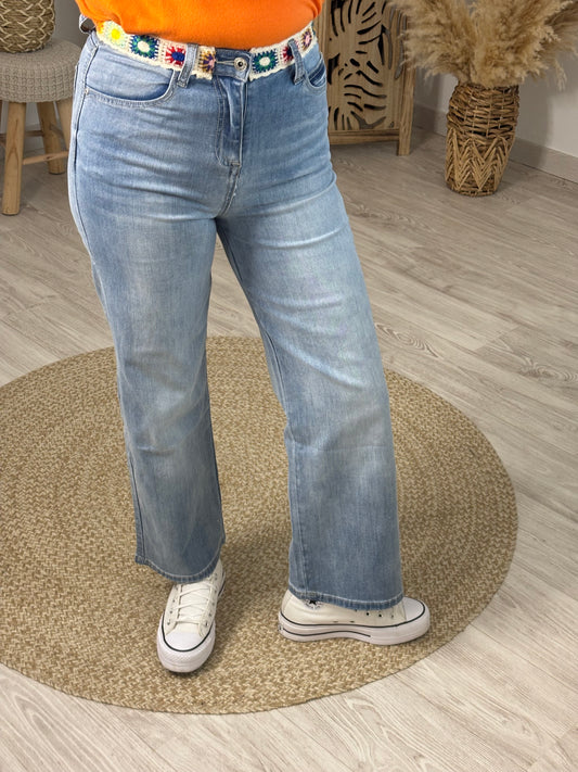 JEANS CEINTURE CROCHET
