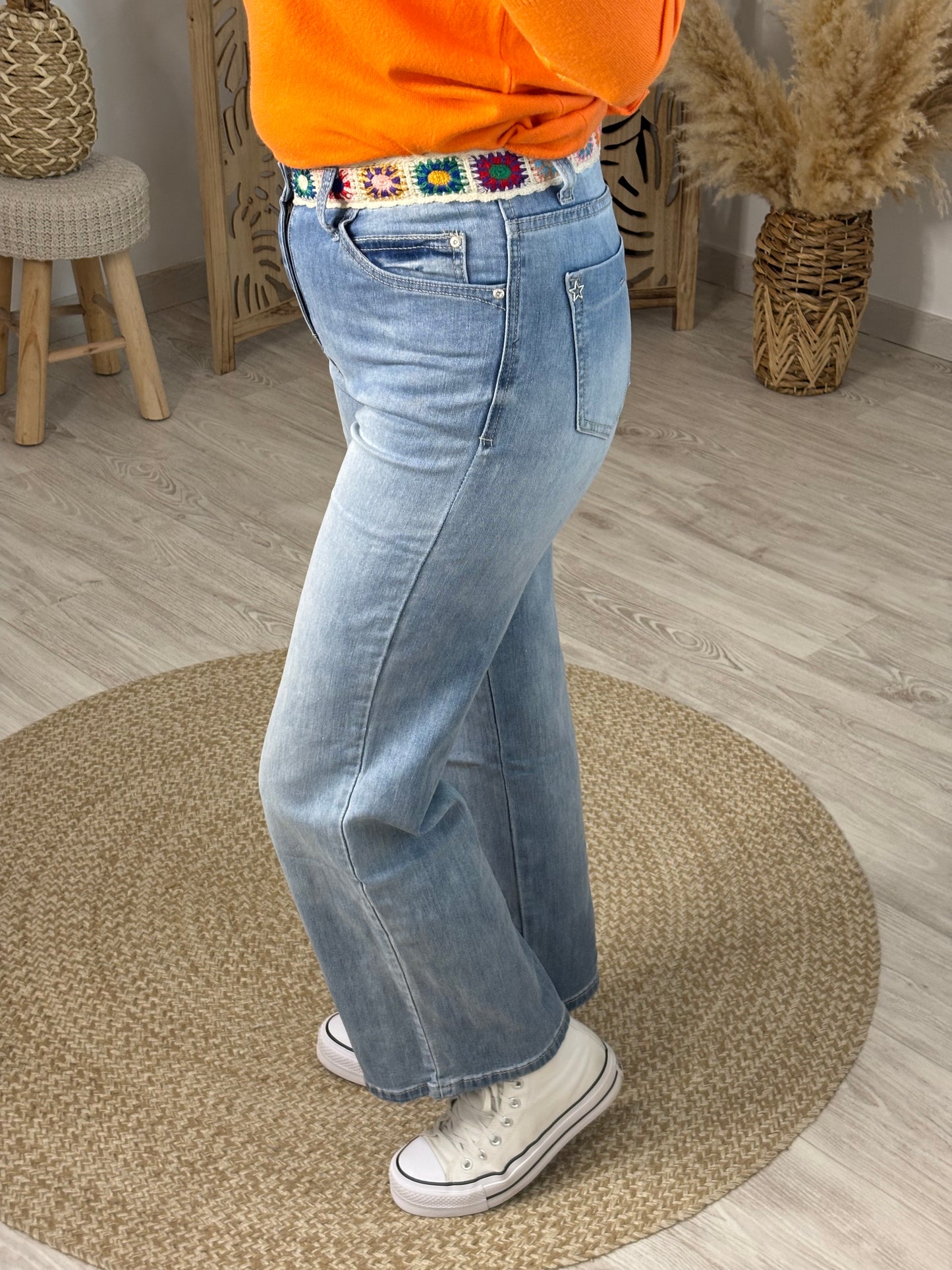 JEANS CEINTURE CROCHET