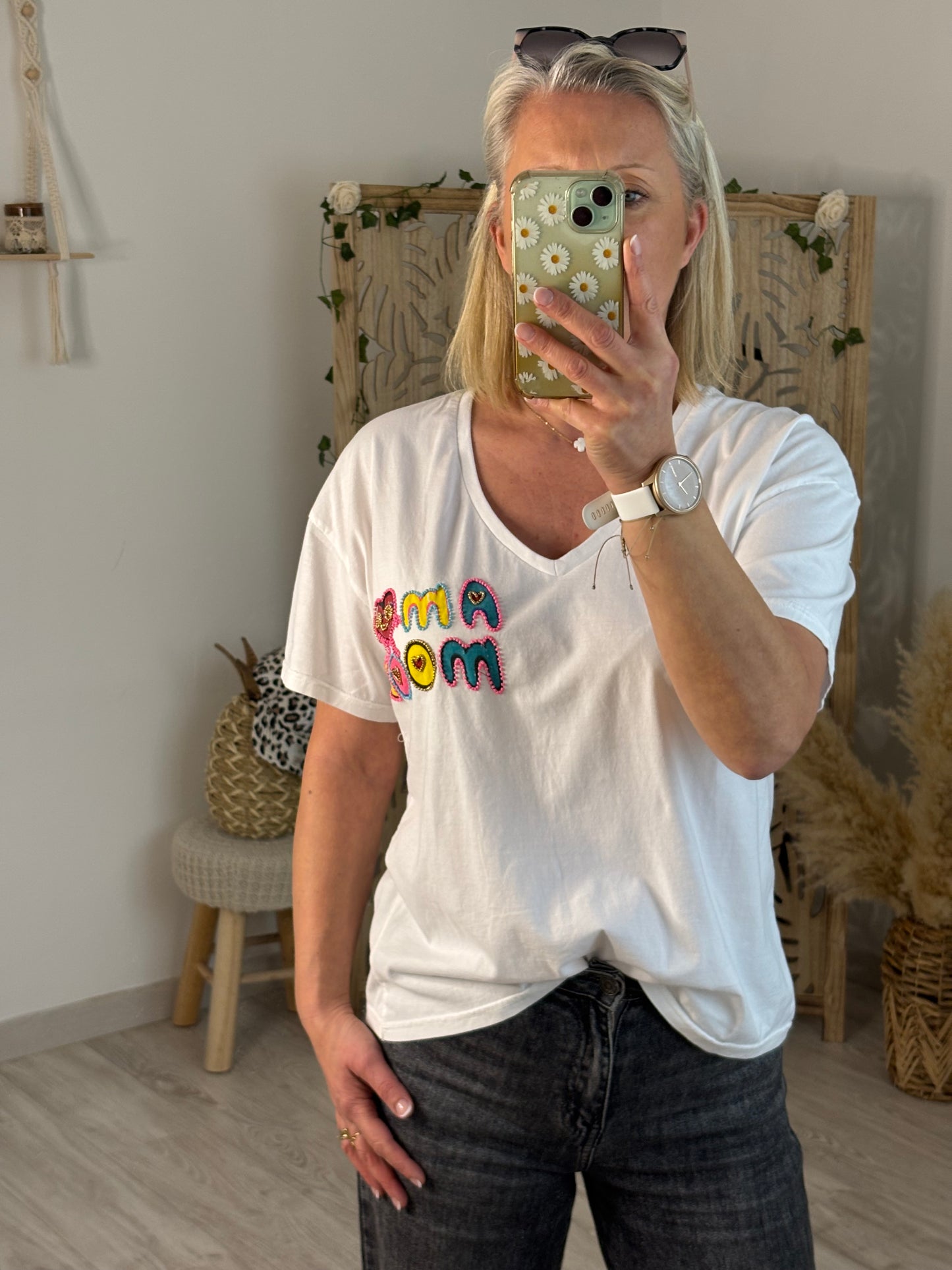 T SHIRT AMORE BLANC