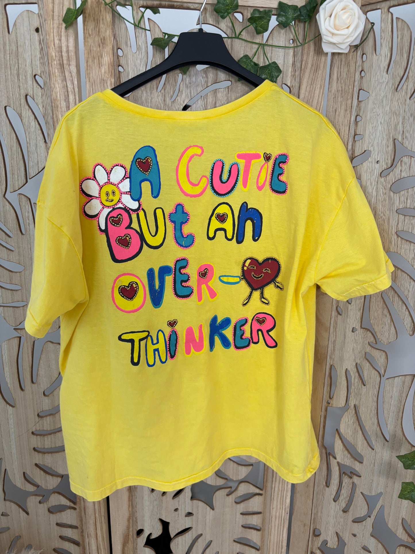 T SHIRT AMORE JAUNE