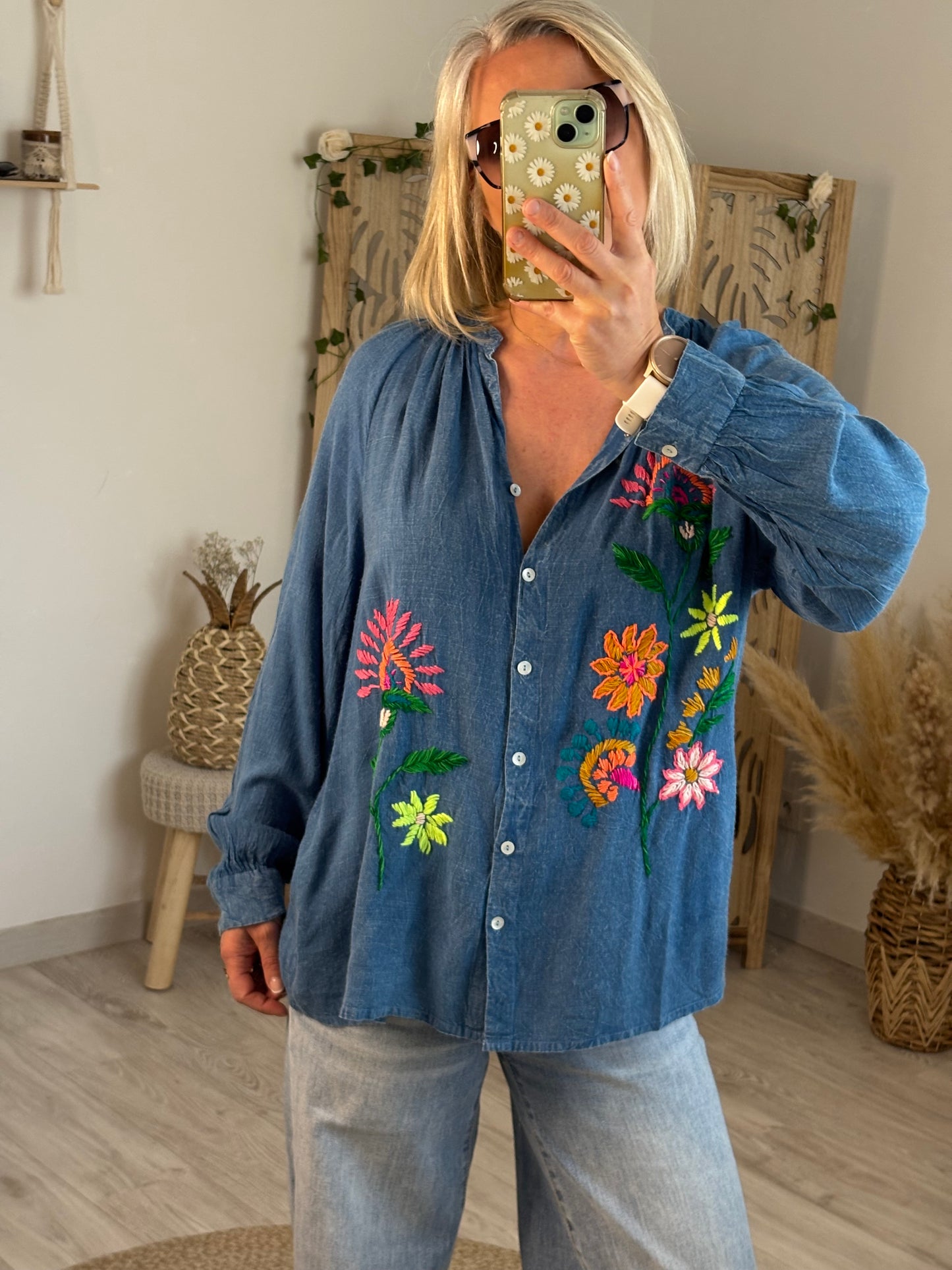 CHEMISE SOVY BLEU FONCE