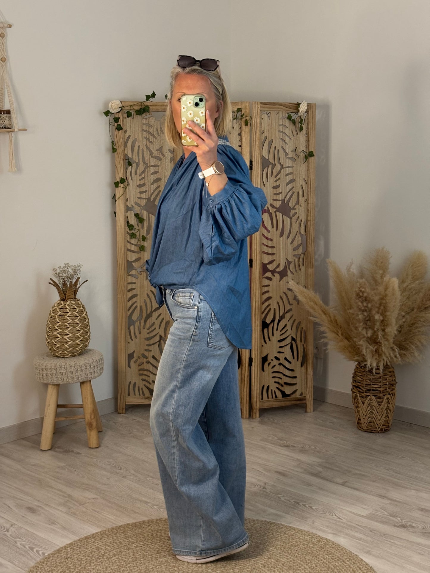 CHEMISE OVERSIZE JEANS