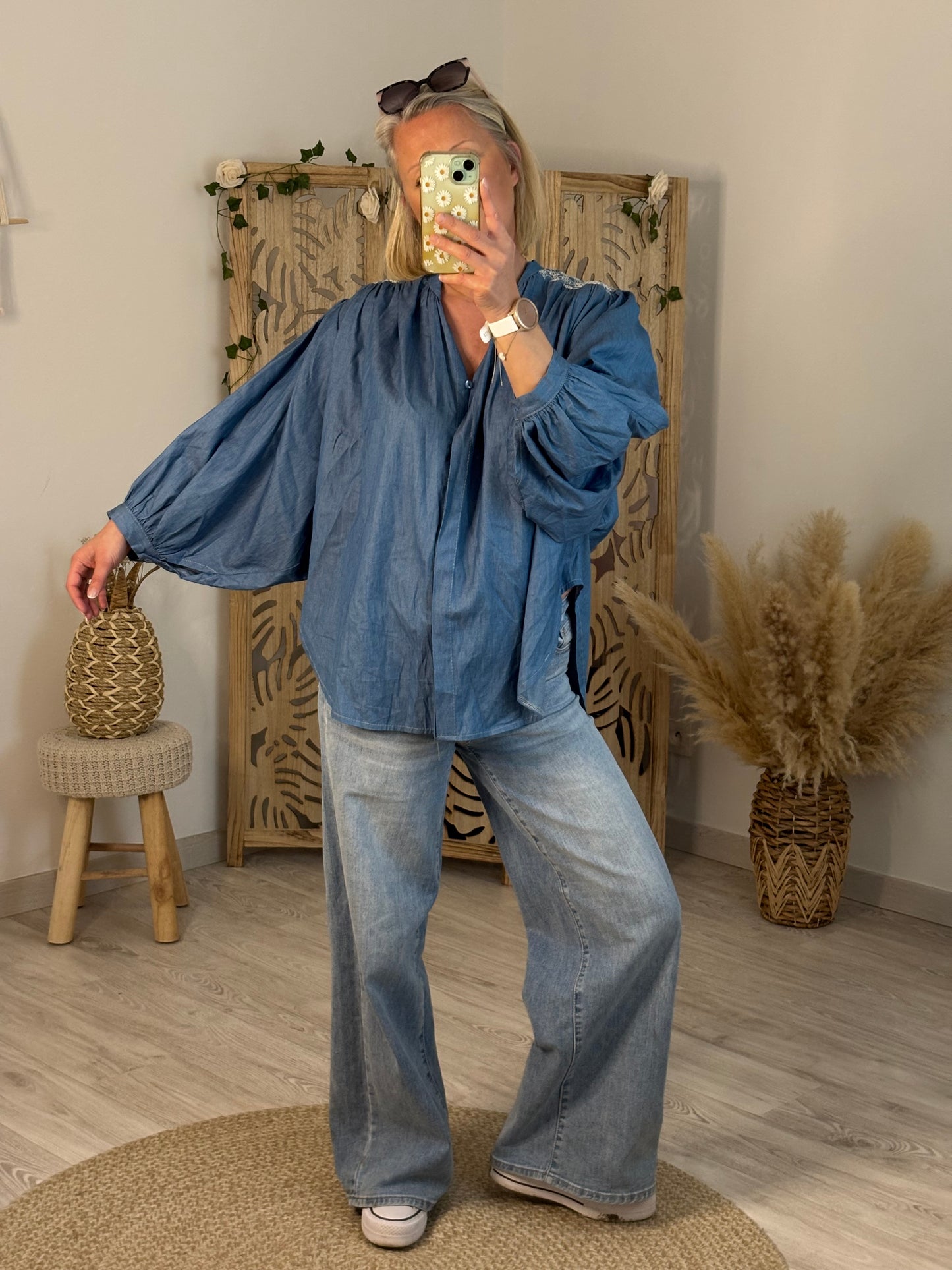 CHEMISE OVERSIZE JEANS