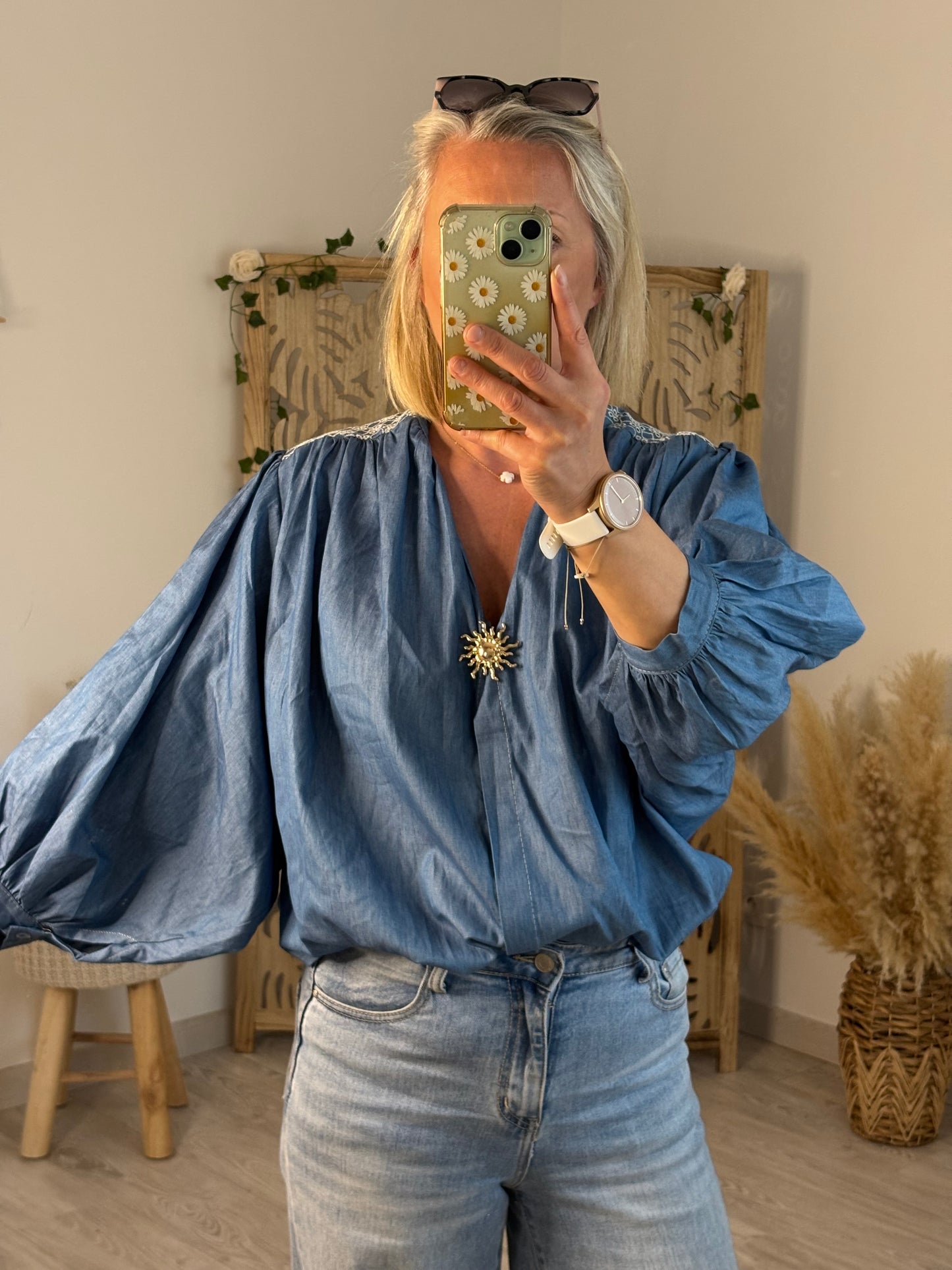 CHEMISE OVERSIZE JEANS