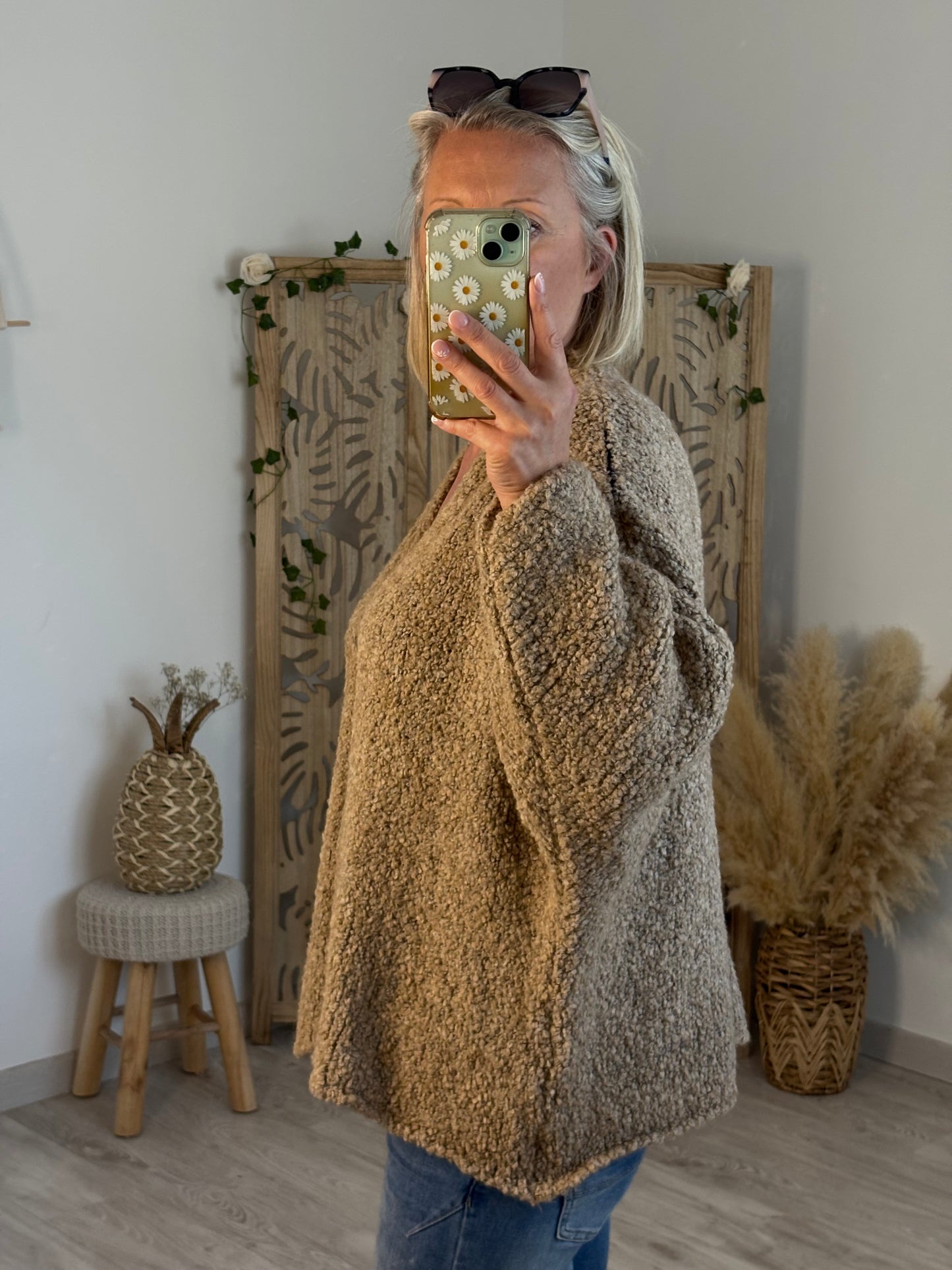 GILET ETOILE DE MER TAUPE