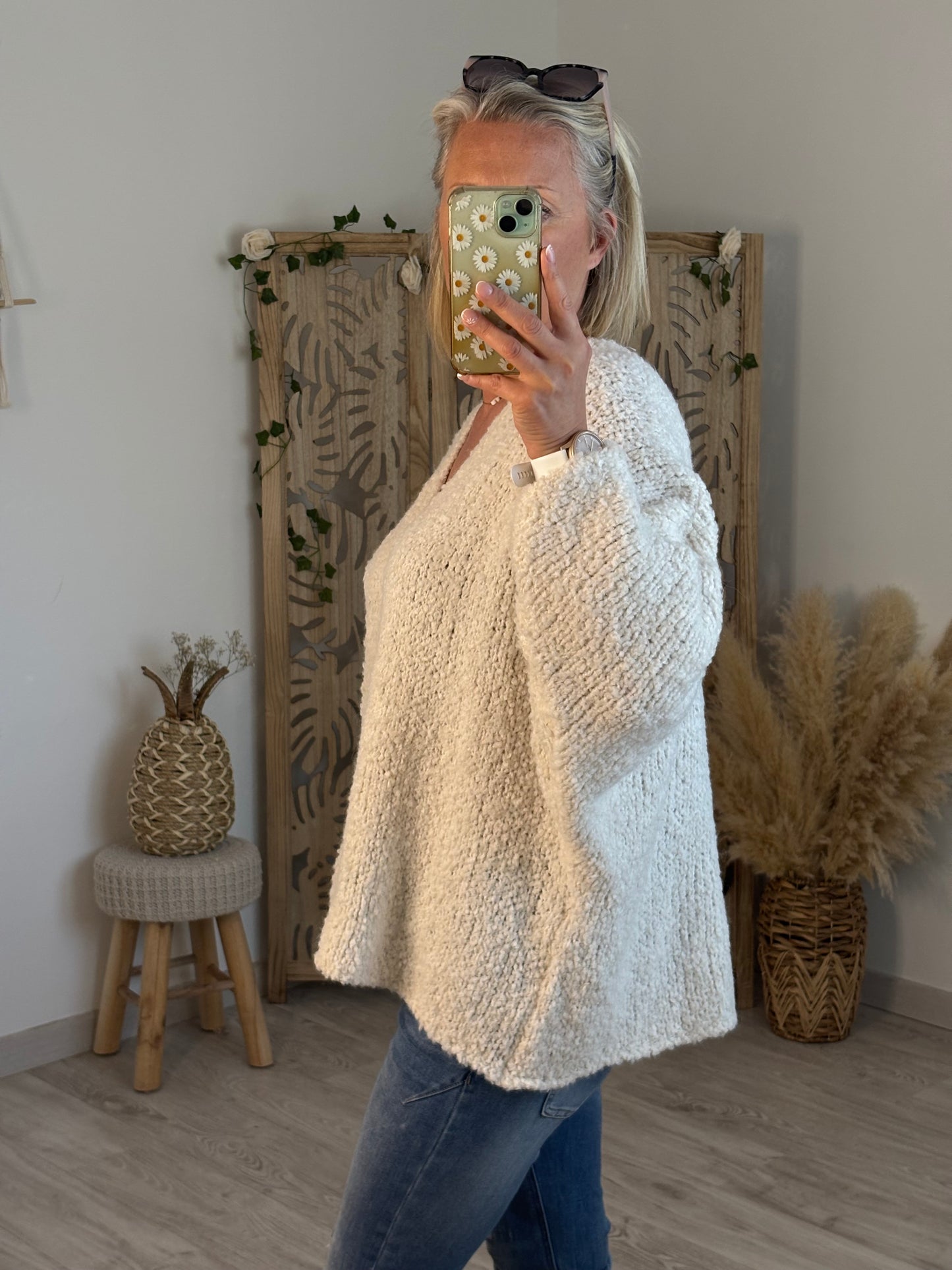 GILET ETOILE DE MER BEIGE