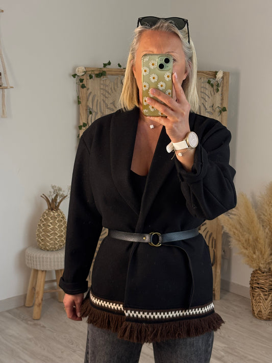 VESTE/KIMONO NOIR