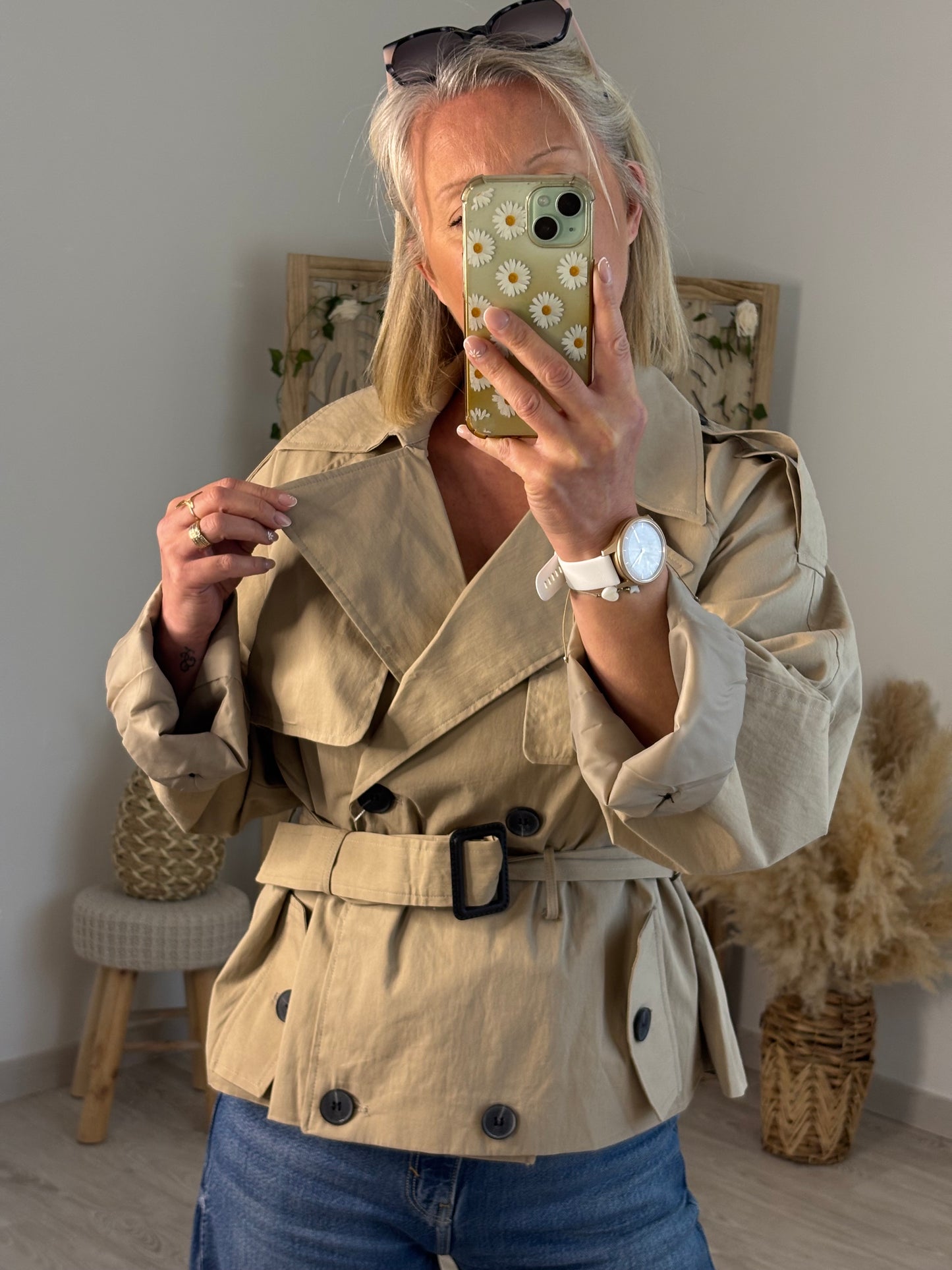 TRENCH COURT OVERSIZE BEIGE