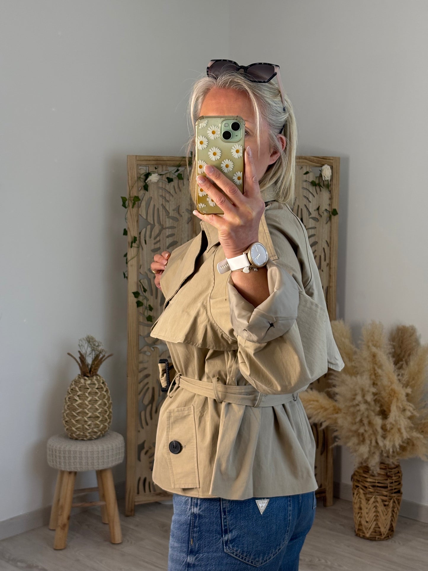 TRENCH COURT OVERSIZE BEIGE