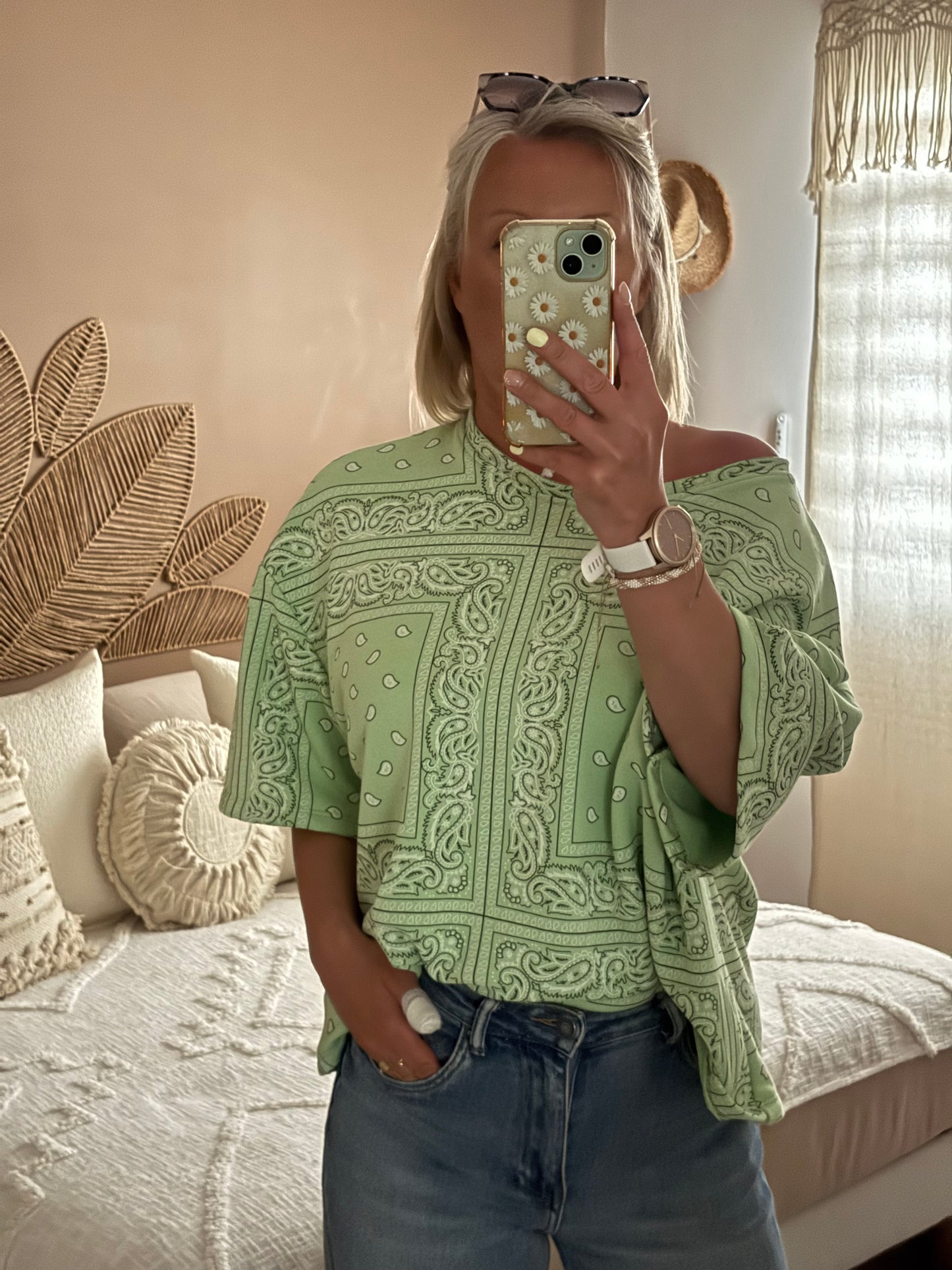 TEE SHIRT/SWEAT BANDANA VERTY AMANDE