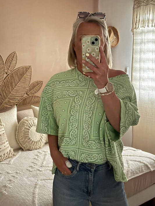 TEE SHIRT/SWEAT BANDANA VERTY AMANDE