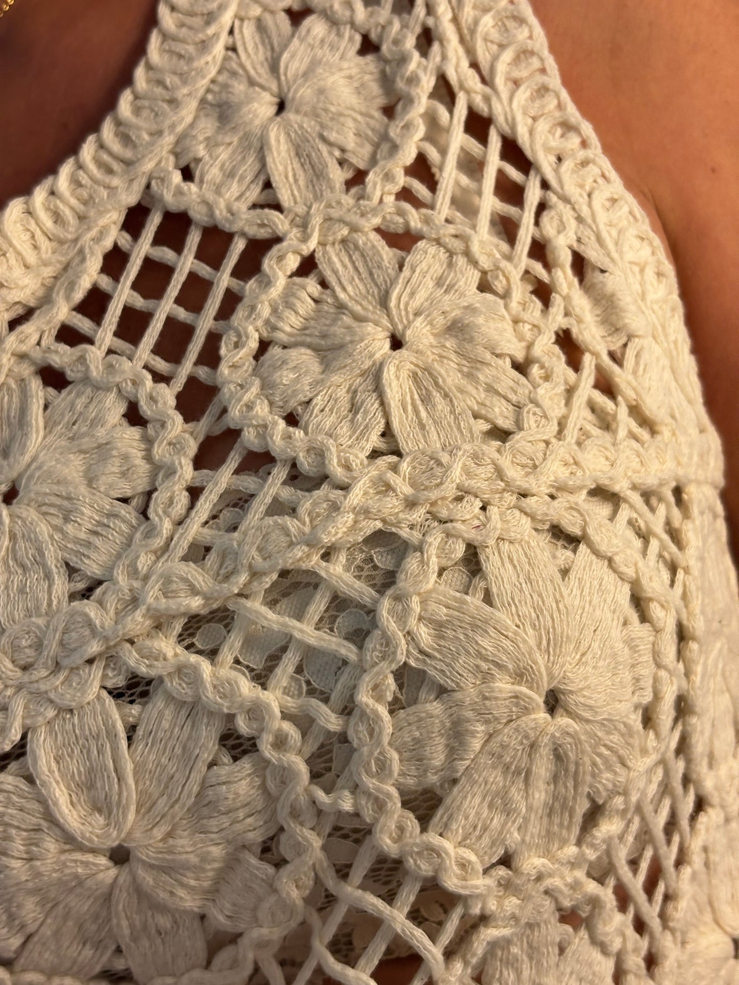 TOP CROCHET BEIGE