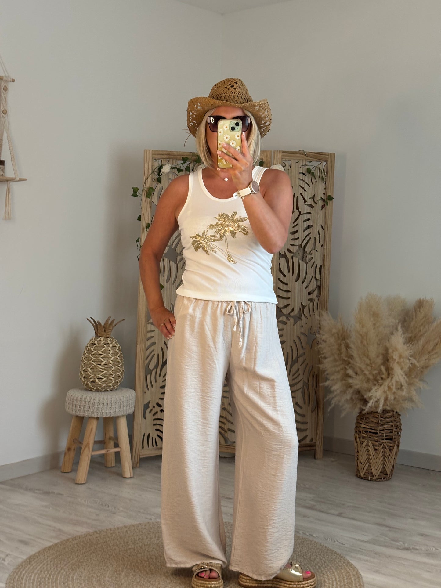 TOP PALMIER DORE