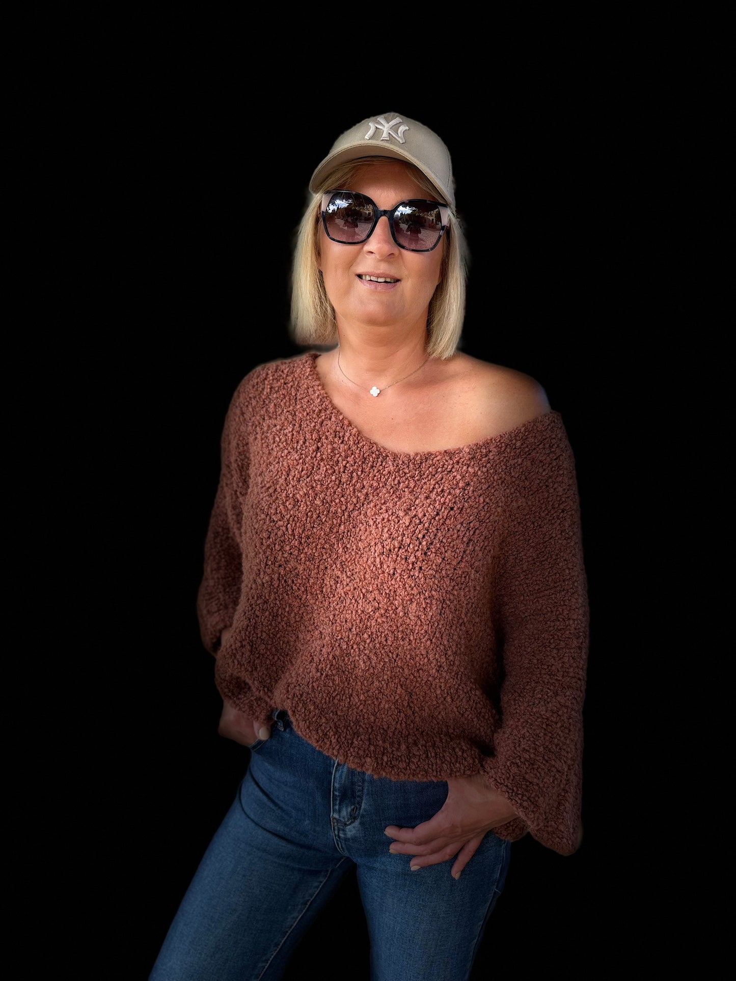 PULL BOUCLETTE ROUILLE