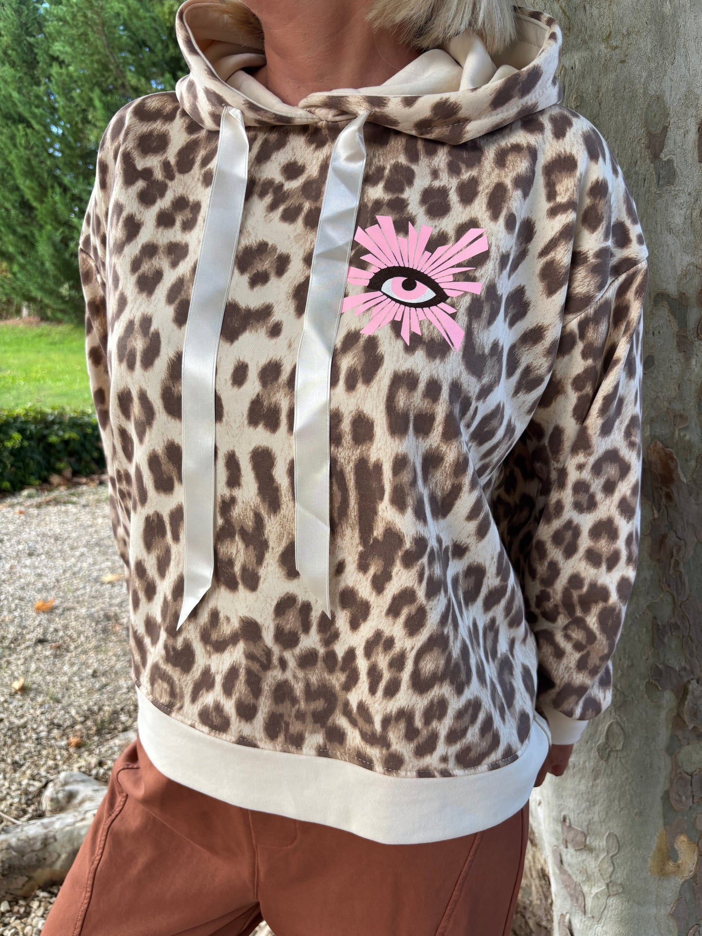 SWEAT CAPUCHE LEO CAMEL