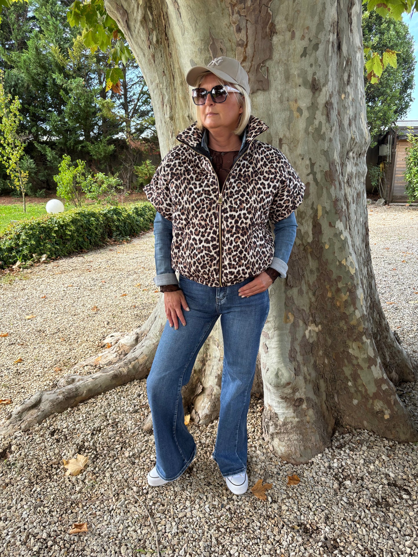 BLOUSON S/MANCHES LEO